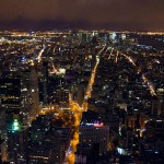 5th Avenue/Broadway and the Flatiron Building between them