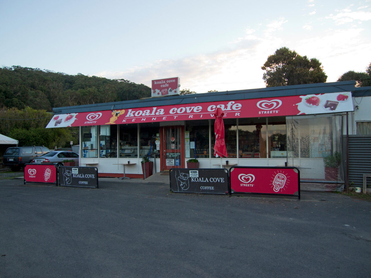 Koala Cove Cafe am Kennett River, Great Ocean Road, Australien