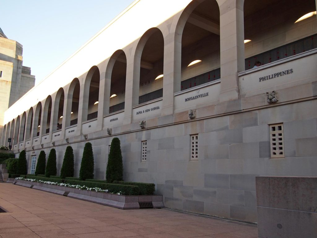 Innenbereich des Australian War Memorial, Canberra