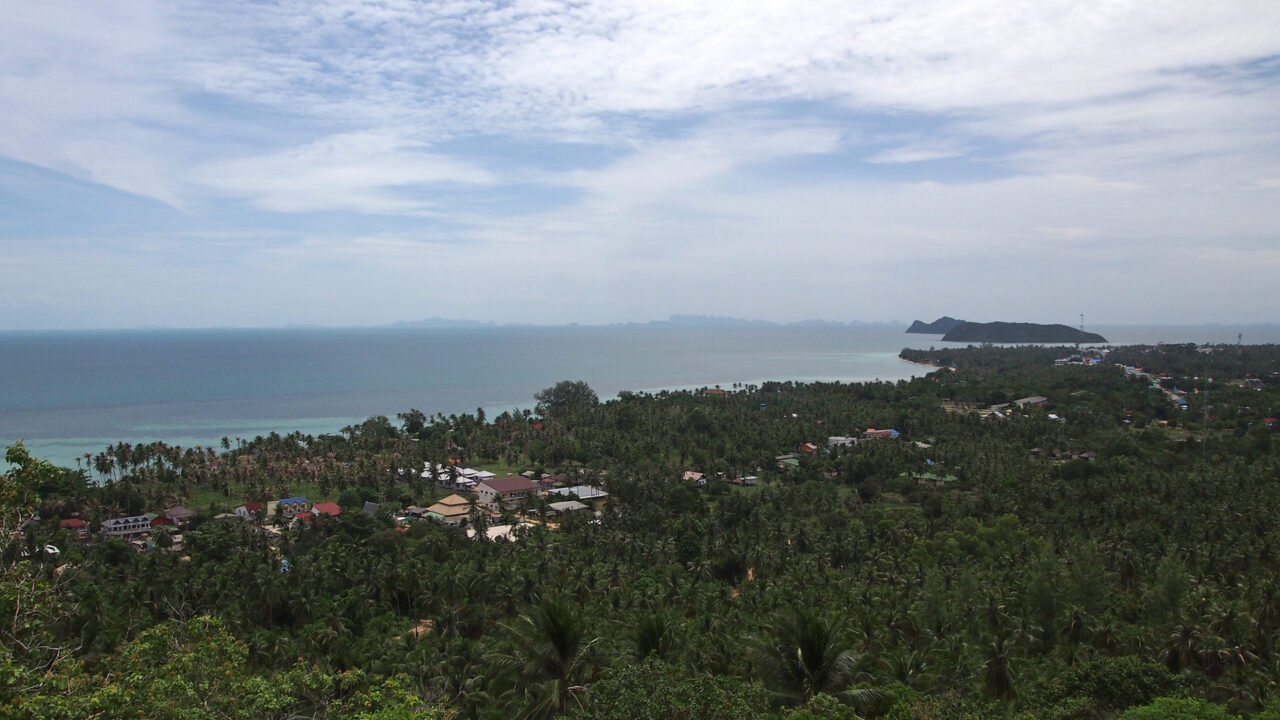 Die Aussicht vom Wat Khao Tham auf Koh Phangan