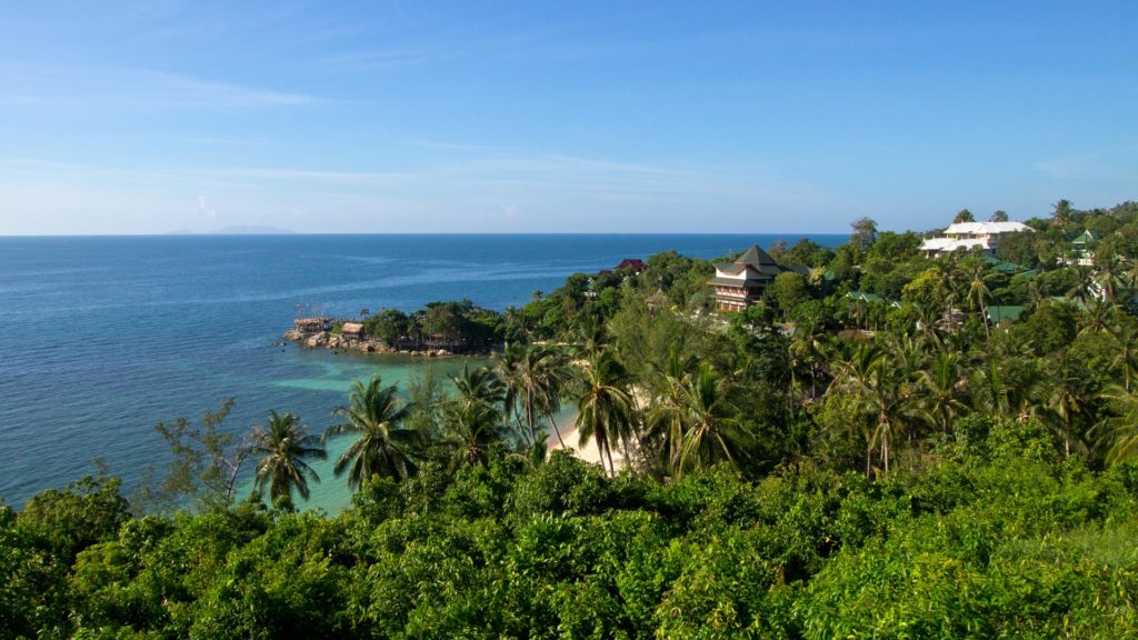 The view of Haad Son Bay/Secret Beach, Koh Phangan