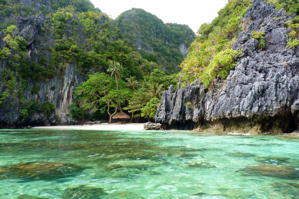 Dream beach in the Philippines