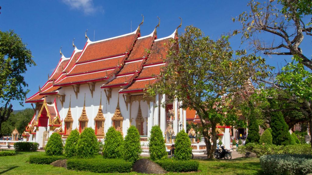 The Ubosot at Wat Chalong, the biggest temple of Phuket