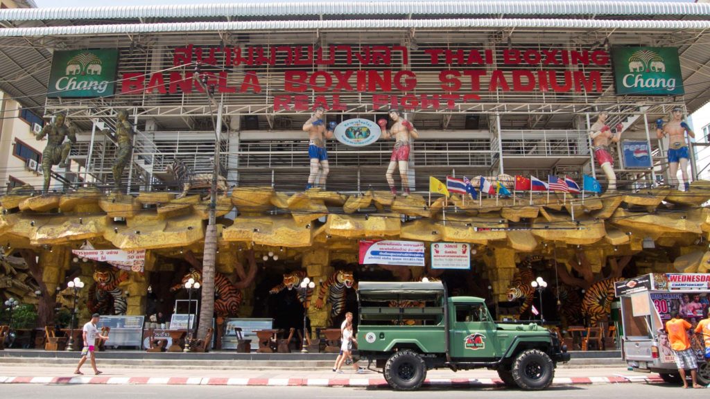 The Muay Thai Bangla Boxing Stadium in Patong