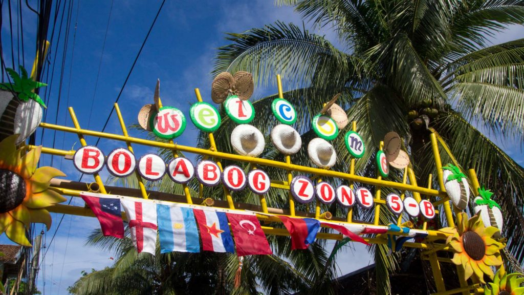 Eingang zum Bulabog Beach, Boracay