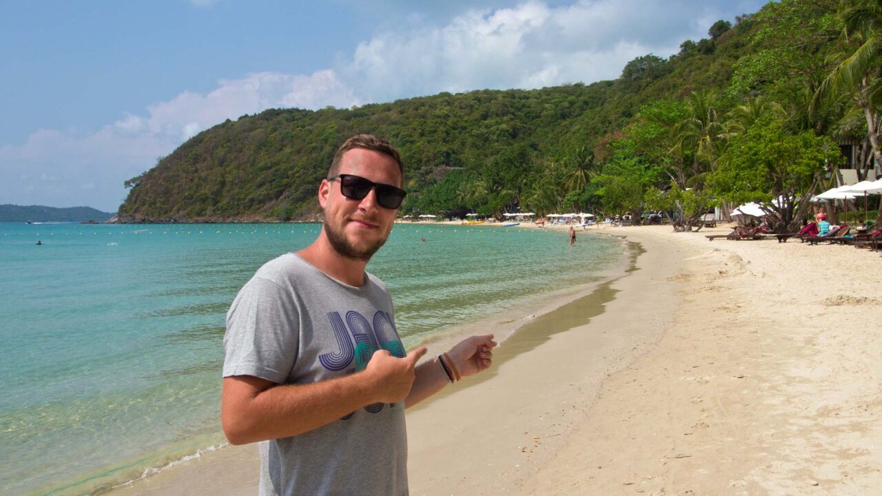 Tobi am Ao Prao auf Koh Samet