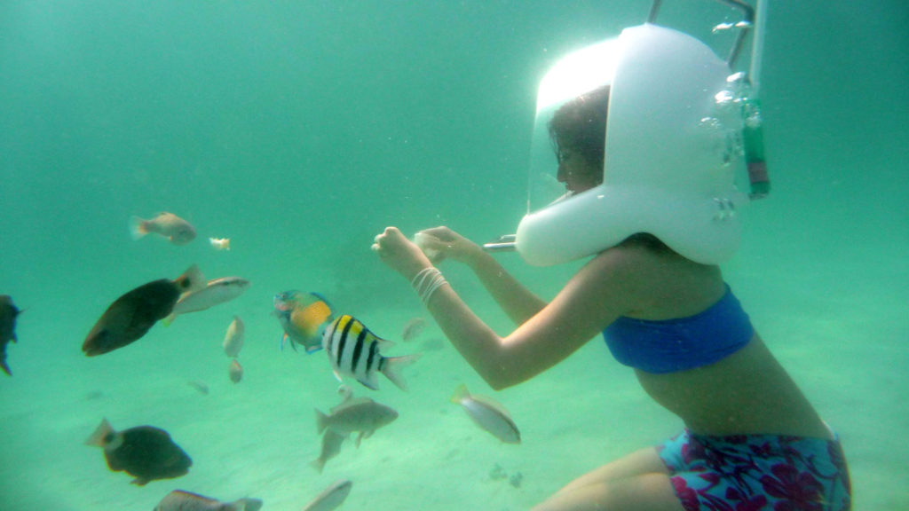 Helmet Diving bei Boracay