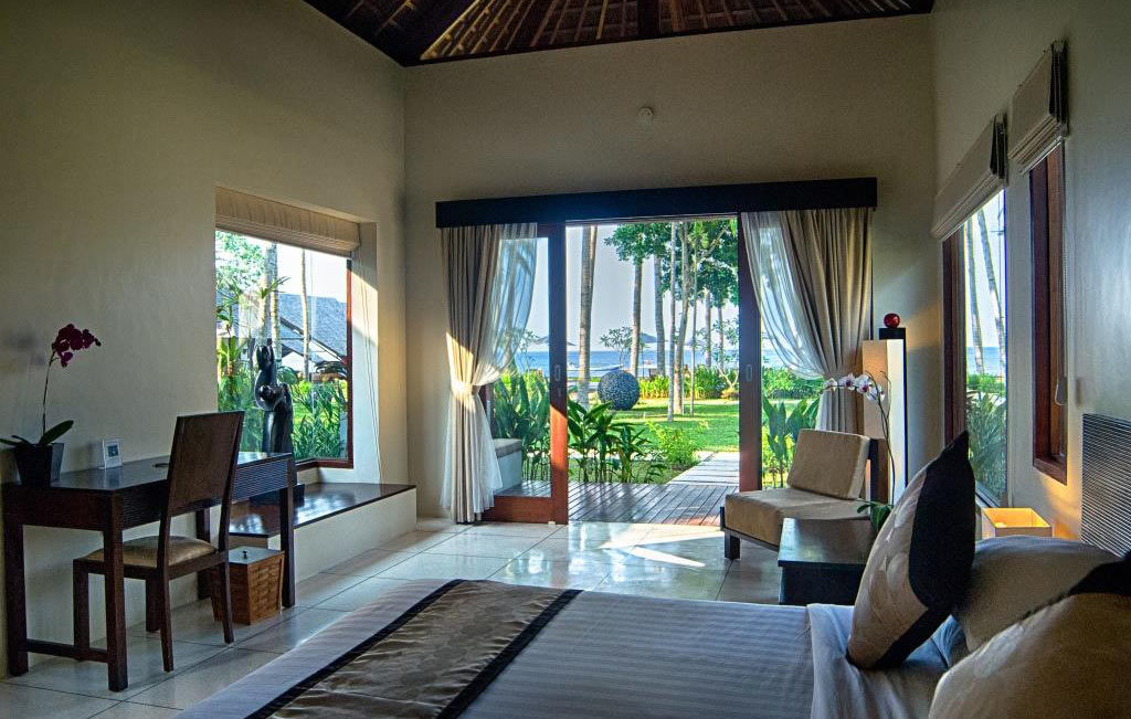 Room of an Ocean View Villa at The Chandi