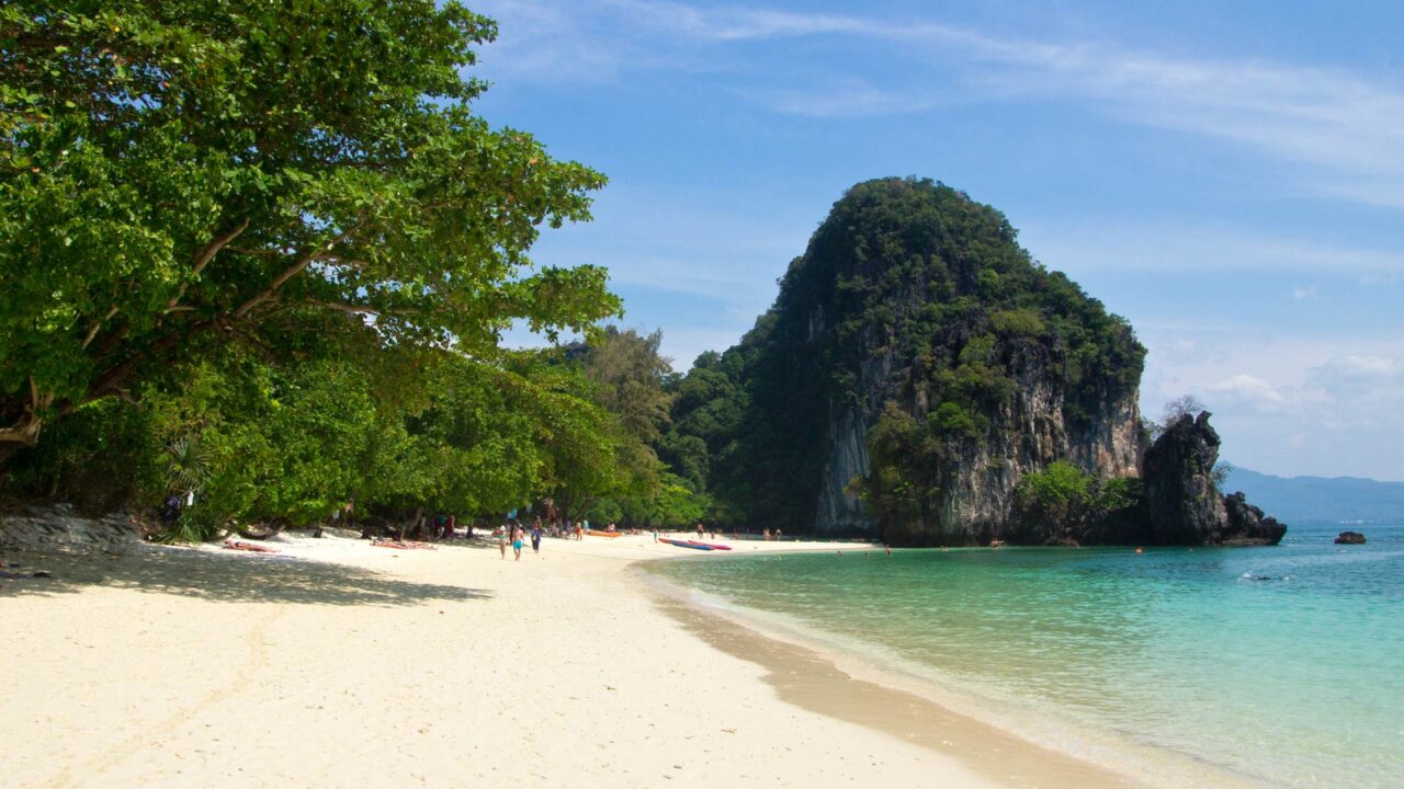 Der traumhafte Strand von Hong Island