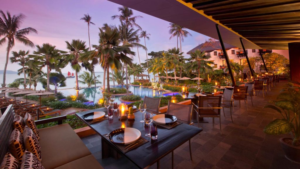 The Full Moon restaurant of the Anantara Bophut Resort & Spa, Koh Samui