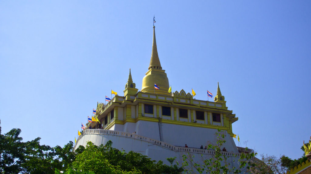 Der Golden Mount des Wat Saket (Tempel des Goldenen Berges), Bangkok