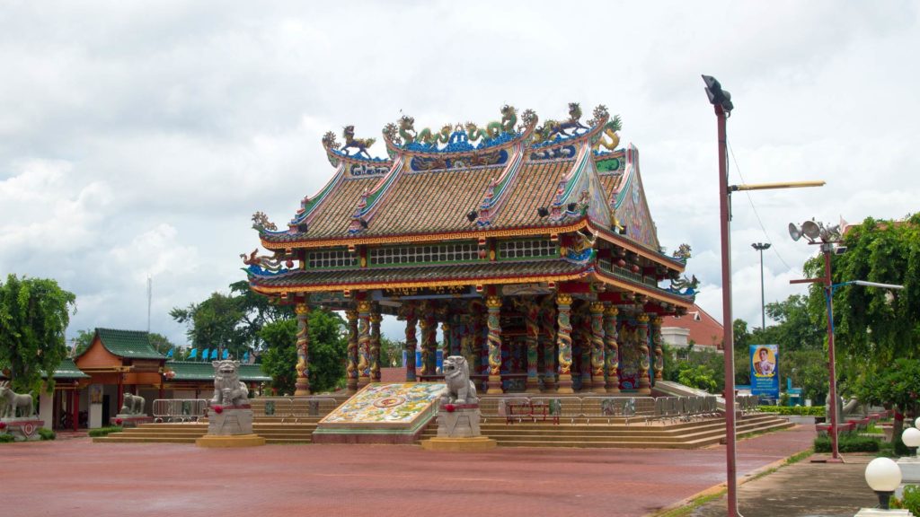 Der chinesische Schrein in der Stadtmitte von Udon Thani