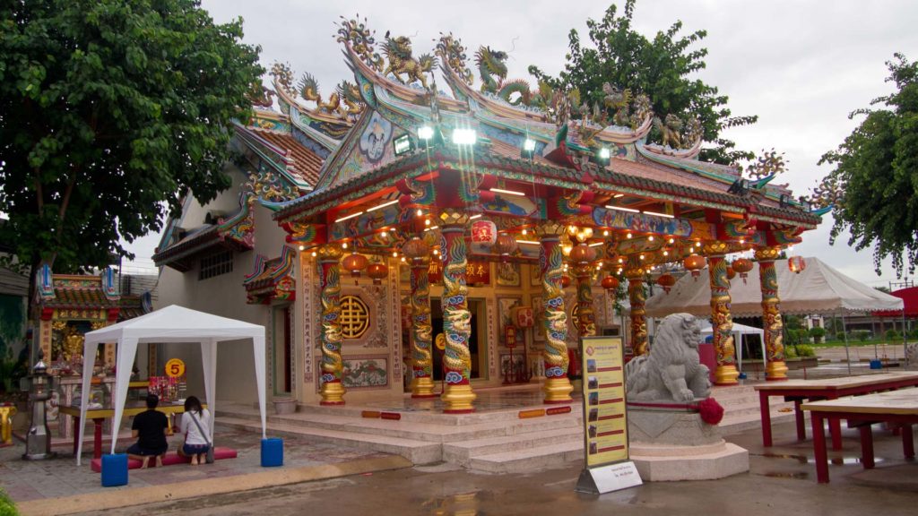 Der Sanjao Phuya Chinese Temple am Nong Bua Lake, Udon Thani