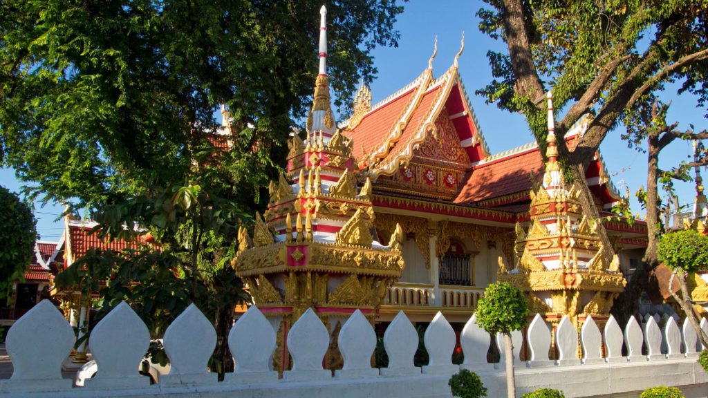 Ein weiterer Tempel in der Hauptstadt von Laos, Vientiane