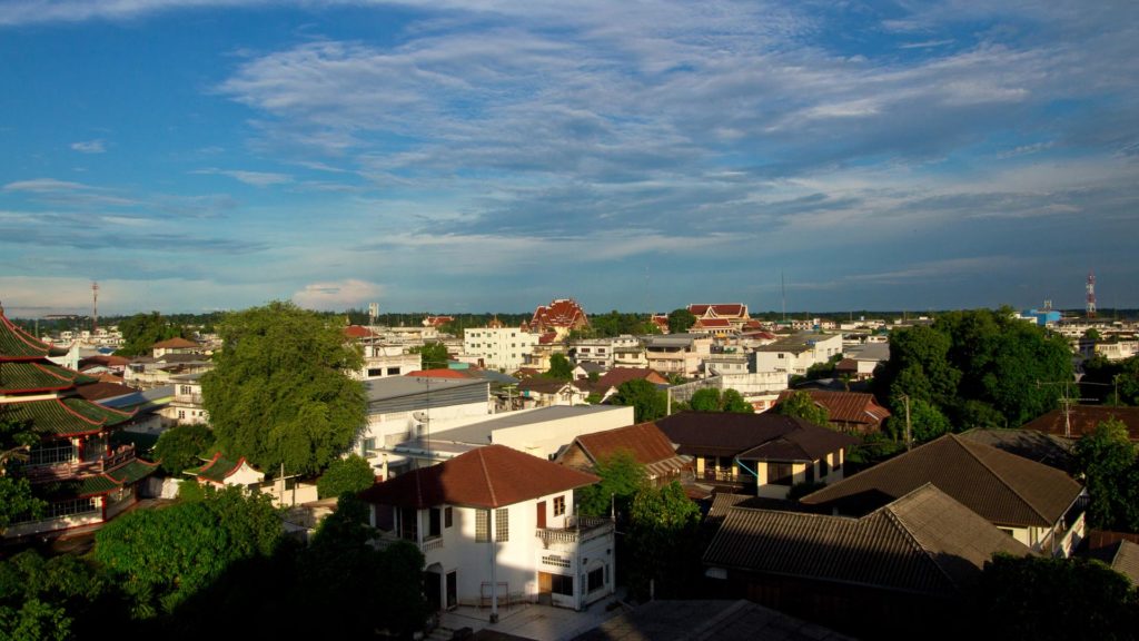 Der Ausblick vom Wat Lamduan, Nong Khai