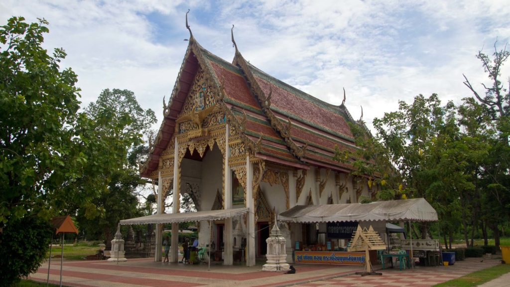 One of the many temples at a boat tour in Amphawa, Samut Songkhram