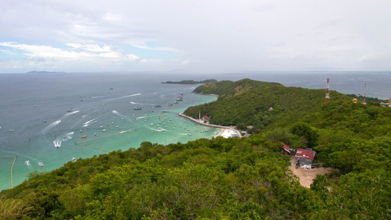 Aussicht auf Koh Larn vom Viewpoint