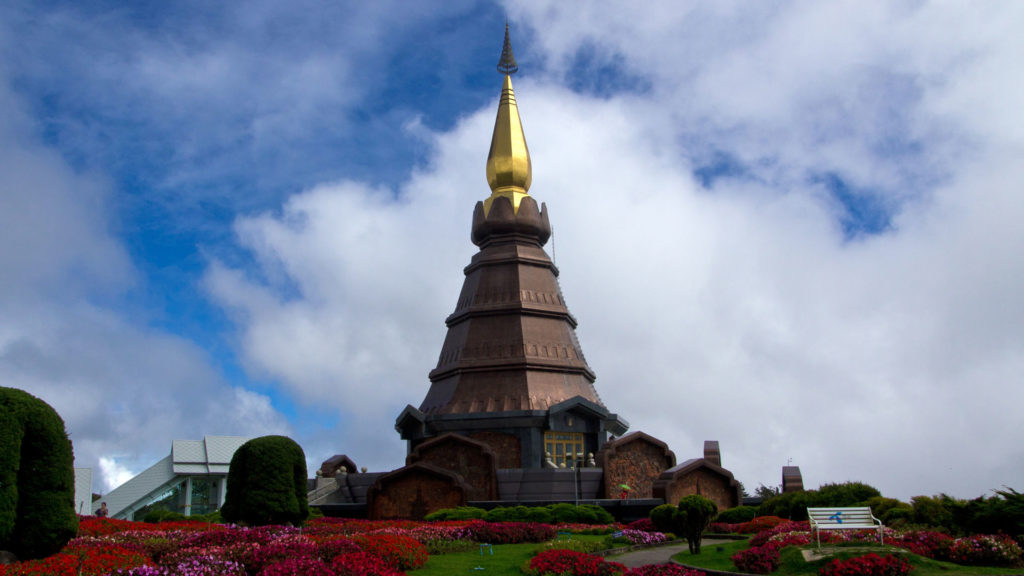 The Naphamethanidon Pagoda in Doi Inthanon National Park