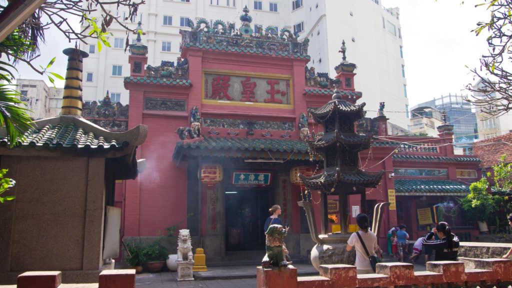 Die Jade Emperor Pagode in Ho Chi Minh City, Vietnam