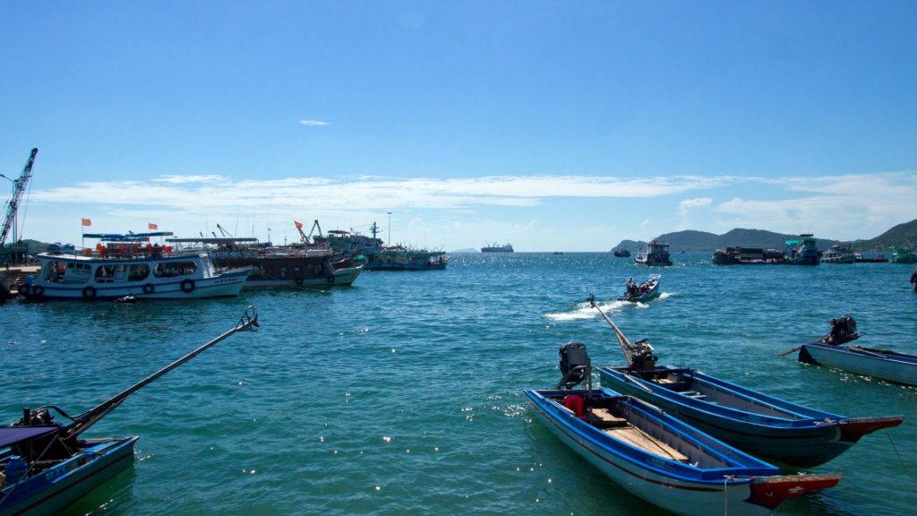 Der Hafen von An Thoi im Süden von Phu Quoc, Vietnam