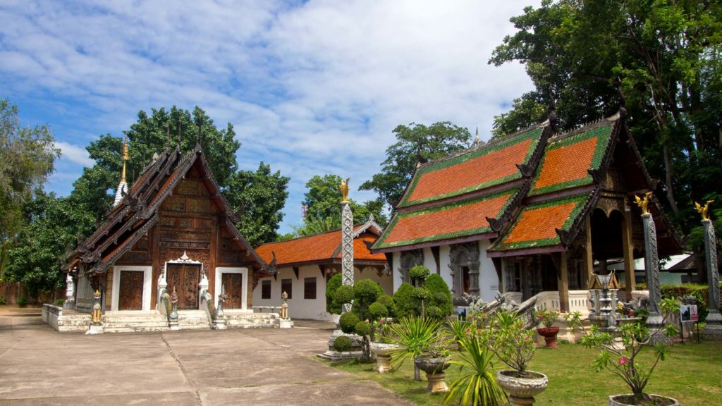 Der Wat Pratupong in der Altstadt von Lampang