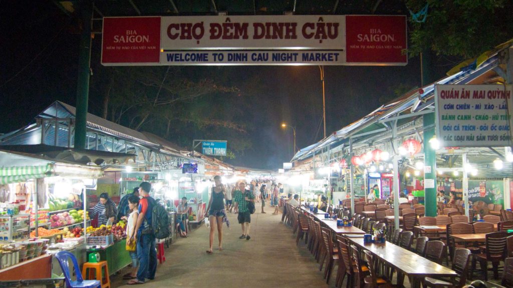 The Dinh Cau night market in Duong Dong on Phu Quoc
