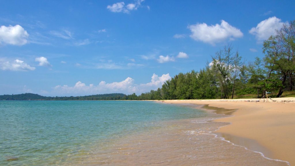 The Vung Bau Beach in the northwest of Phu Quoc