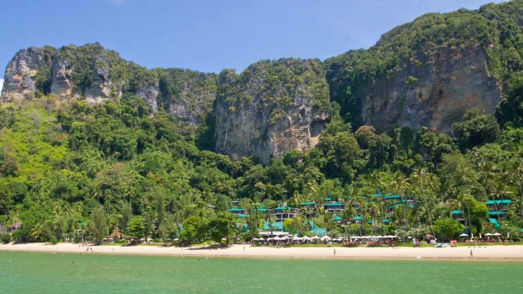 The Pai Plong Beach at the Centara Beach Resort in Ao Nang, Krabi
