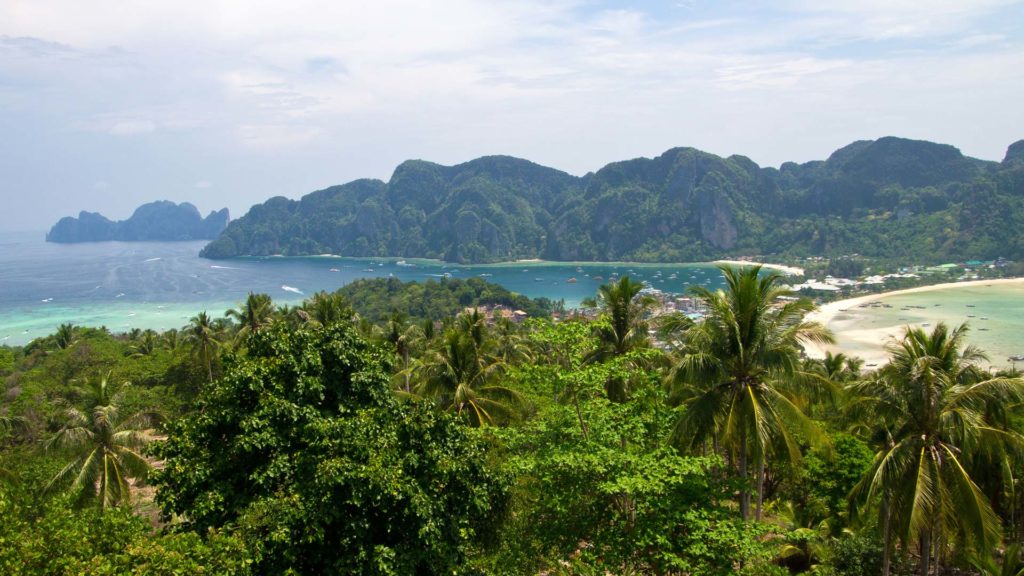 The view from the Koh Phi Phi viewpoint, Krabi