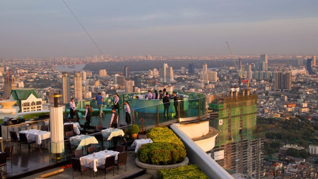 The Sirocco Bar in the Lebua at State Tower in Bangkok