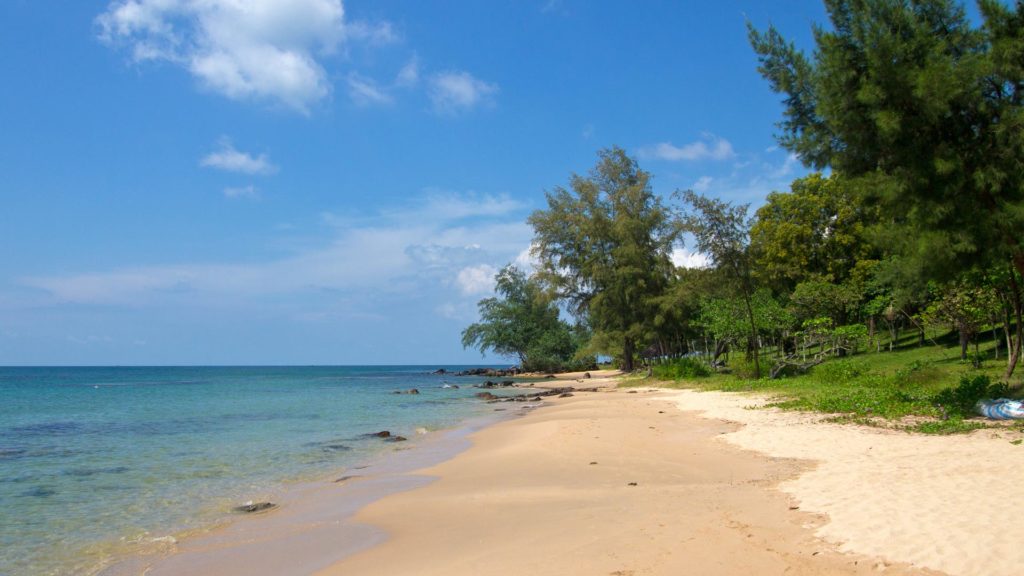 The Ong Lang Beach in the northwest of Phu Quoc