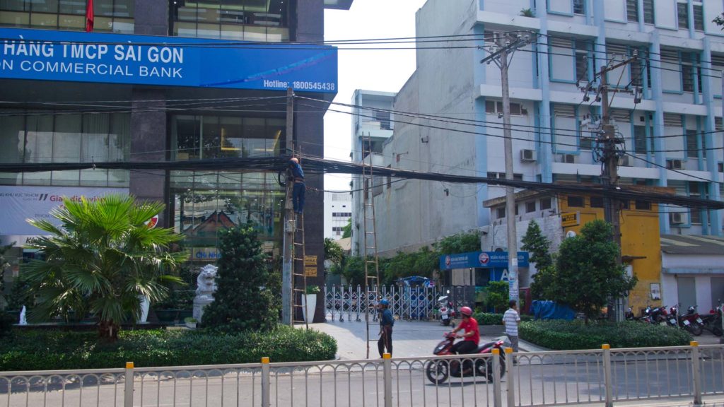 Saigon Commercial Bank Filiale in Ho Chi Minh City, Vietnam