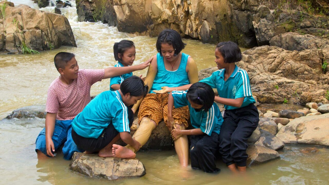 Schlammbad im Chong Chang Tune Live Ecomuseum in Trat