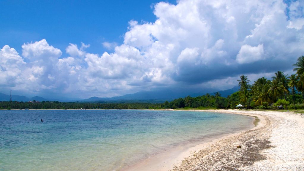 The Sire Beach in northwest Lombok