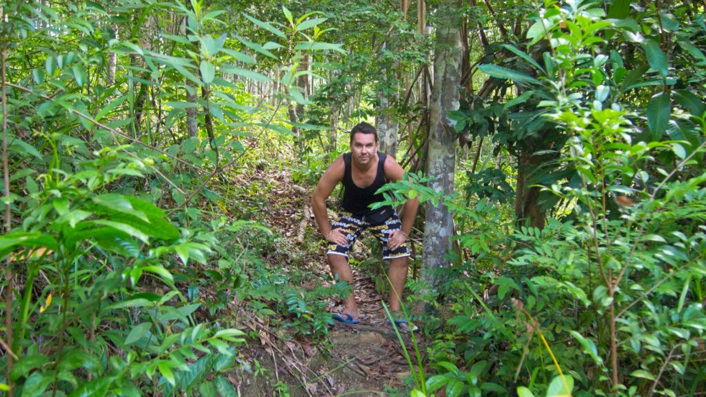 Marcel in the jungle of Koh Phangan