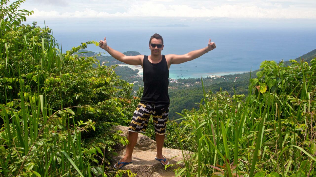 Marcel am Khao Ra Viewpoint, Koh Phangan