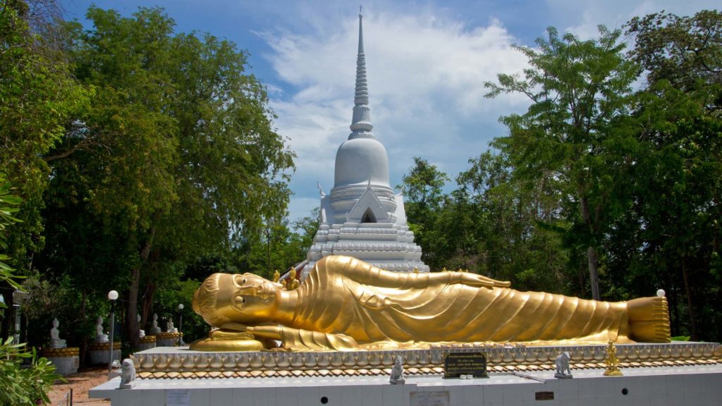 Die Pagode des Wat Rattanakosin auf Koh Samui