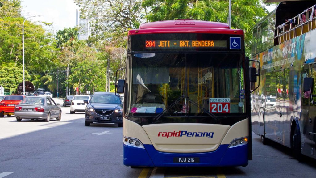 Der Rapid Penang Bus 204 am Penang Hill