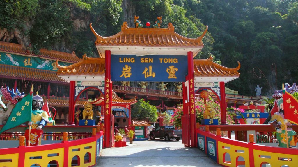 Der chinesische Tempel "Ling Sen Tong" in Ipoh, Malaysia