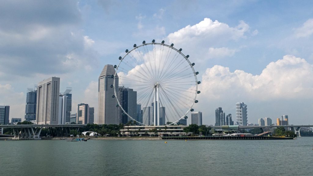 Der Singapore Flyer, das Riesenrad von Singapur