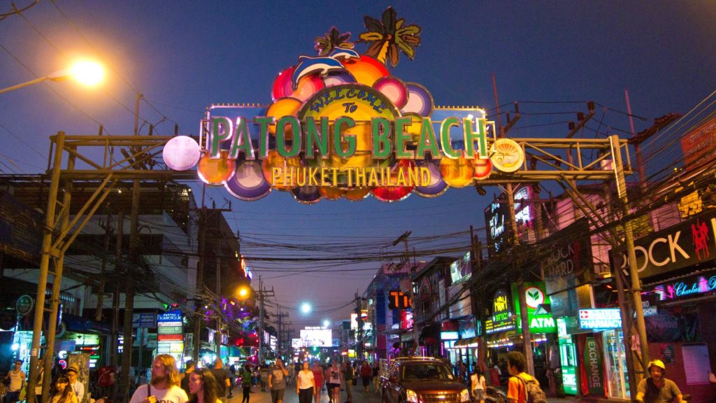 The entrance to the infamous Bangla Road in Patong, Phuket