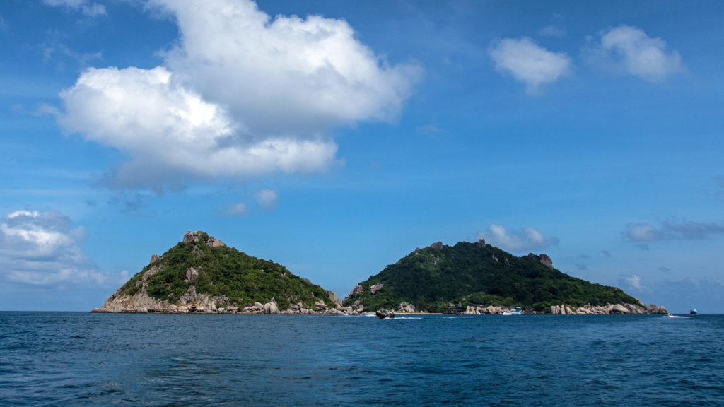 The view from the boat at Koh Nang Yuan