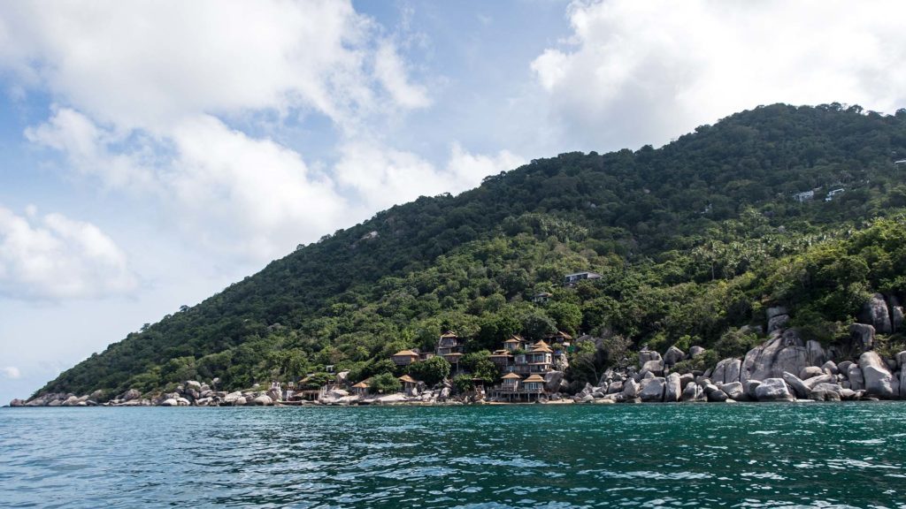 The view from the longtail boat at Koh Tao