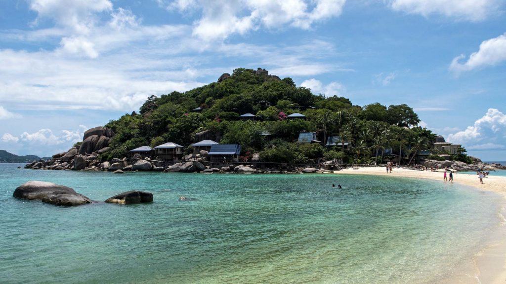 The view at Koh Nang Yuan with the famous sandbank