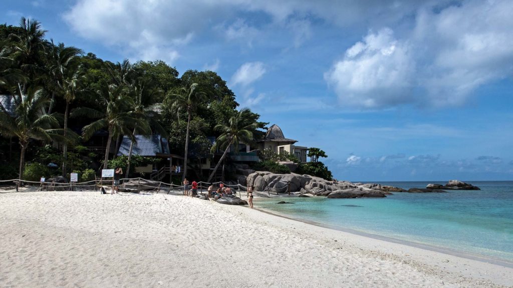 On the sandbank of Koh Nang Yuan