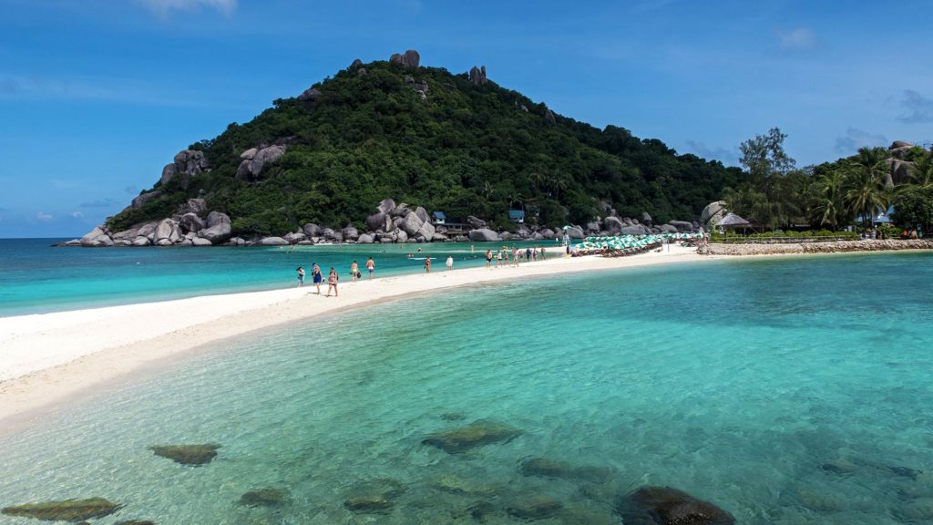 The Koh Nang Yuan sandbank