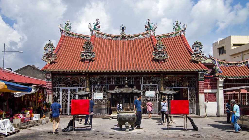 Der Goddess of Mercy Tempel in George Town, Penang