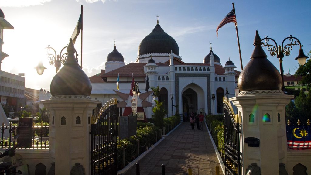 Die Kapitan Keling Moschee in Penangs George Town