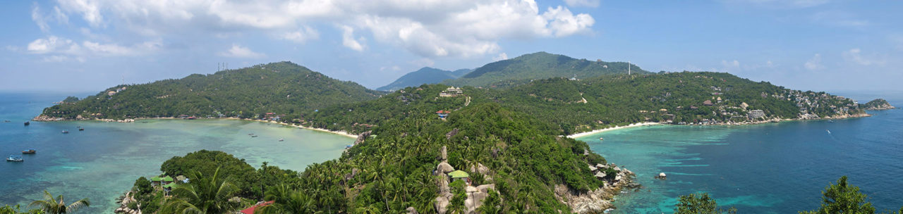 View from John Suwan Viewpoint on Koh Tao