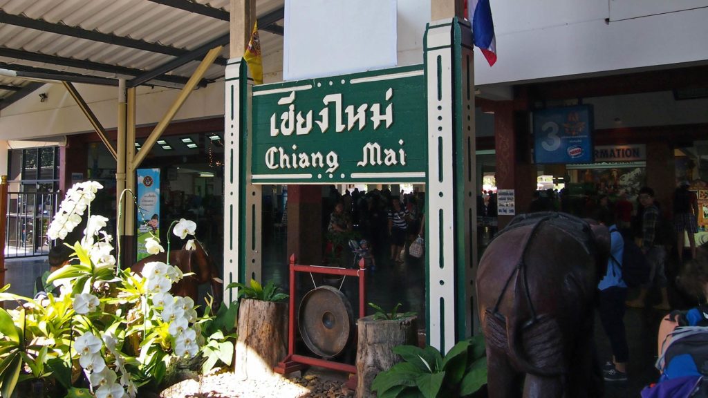 Angekommen in Chiang Mai mit dem Nachtzug